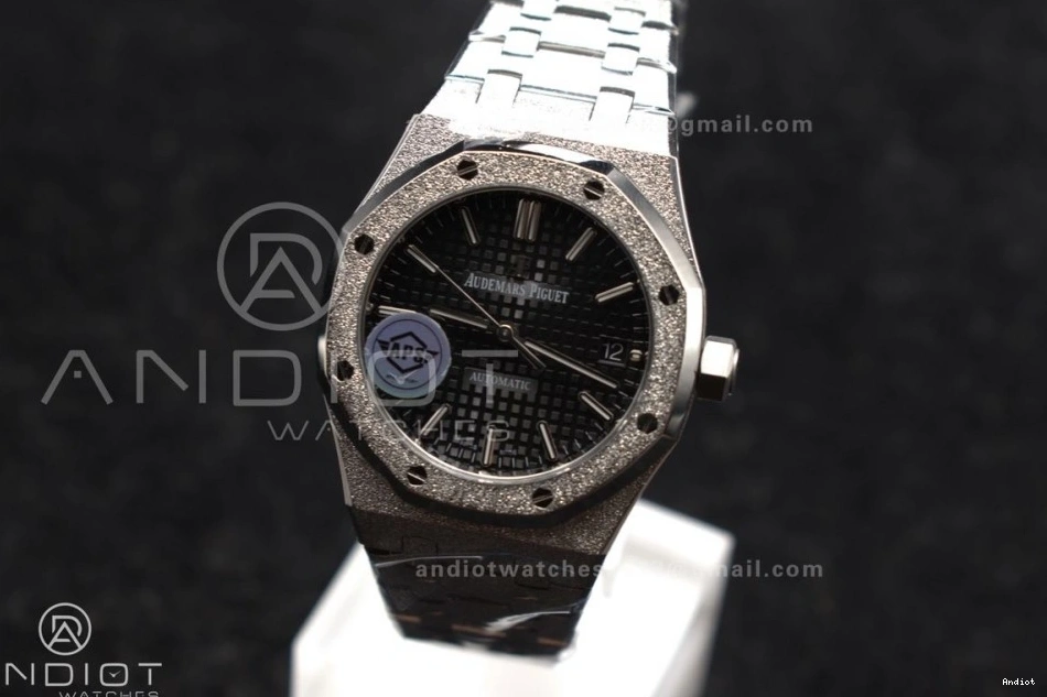 Edition On Black Textured Dial APSF SA3120 Oak 15454 Royal SS Best Clone Super 37mm Frosted 1:1 SS Bracelet 0223